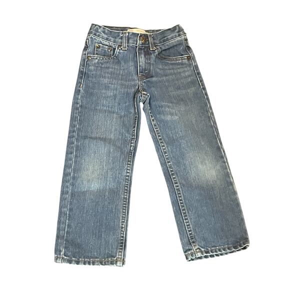 Boy's Levi Strauss & Co Blue Denim Jeans - Size 4 - Picture 2 of 7